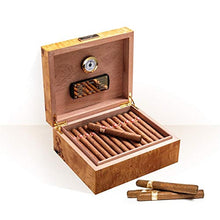 Liang Yu Scatola di sigari - Idratante umidificante Humidor for Box in Legno di Cedro Umido di Grande capacità Dimensioni: 270x228x15mm Cedro Spagnolo Contenitore di immagazzinaggio