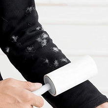 LLQM Tearable Clothes Drum Hair Remover, Dust Paper to Remove Clothes Dust, Hair Sticking Device, Suitable for Many Places