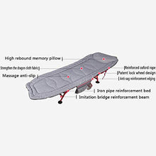 ZHANGYY Patio Chairs Lounge Chair, Folding Bed Home Single Lunch Break Nap Lounge Office Simple Portable Sun Lounger Durable