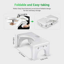 Openuye Sgabello Bagno, Ultraportable WC Sgabello, WC Sgabello Poggiapiedi, Sgabello per Toilette, Anti costipazione Bagno Sgabello per Bagno antititico Sgabello per Bambini e Adulti