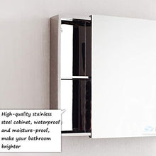 Armadietti a specchio Specchio Governo Acciaio Inossidabile Bagno Locker Angolo Specchio del Bagno Gabinetto Camera Dressing Table Specchio Box Specchio Quadrato Gabinetto