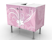 Apalis Design Vanity Airy Love 60 x 55 x 35 cm, piccolo, 60 cm di larghezza, regolabile, lavabo, mobiletto da bagno, base per bagno, stretto, piatto
