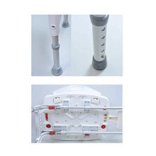 AYHa Bath Chair scorrevole Anziani Bagno Sgabello Inoltre Ampia corrimano pieghevole antiscivolo in alluminio Bagno Bathing Chair