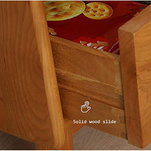 Bels Set di comodini, cassetto del Letto in Legno di ciliegio, Armadio da Letto Giapponese Piccolo Appartamento Scatola di stoccaggio (1 cassetto)