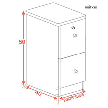 Comodino 20-25-30-35 cm scaffale espositore libreria camera da letto armadietto angolare (colore: B, dimensioni: W20 cm)