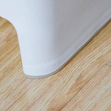 YIONGA CAIJINJIN Sgabello Antiscivolo Sgabello in plastica Bagno Bagno Sgabello da Bagno Durevole e infrangibile Sgabello da Bagno (Color : White)