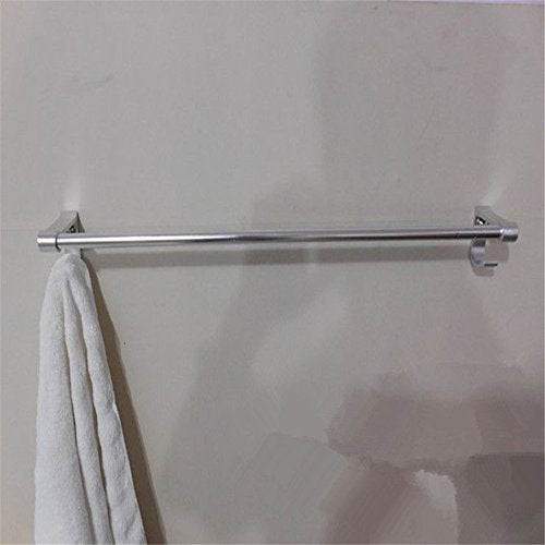 MBYW Portasciugamani Moderno Portasciugamani Elegante per Il Portasciugamani in Alluminio Spazio con Gancio portasciugamani ad Asta Multi-Funzione portasalviette Doppio Porta Asciugamani Doppio palo