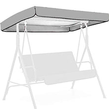 Tetto di Ricambio per Dondolo da Giardino,Impermeabile Copertura Superiore per Sedia a Dondolo per Giardino Esterno Altalena,004,191 * 120 * 23(cm)
