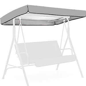 Tetto di Ricambio per Dondolo da Giardino,Impermeabile Copertura Superiore per Sedia a Dondolo per Giardino Esterno Altalena,004,191 * 120 * 23(cm)