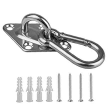 Acciaio Inossidabile Sospensione Staffa Hammock Monte Gancio Del Soffitto Di Ancoraggio Gancio Per Gym Training Aerial Yoga Altalena Appesa Kit M8