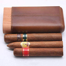 NIHAOA Accessori del Sigaro Corrosione Portatile Cigar Box - Legno di Cedro Fodera umidificatore e Piastra asportabile con buona Resistenza all'Usura Buon apporto di umidità
