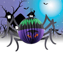 ARTFFEL Vola 2pcs Halloween Lanterne appese Delicato Creativo Modello di Grandi Dimensioni Spider Tatuaggi Lanterna Luce Scene Bonus for Ambientazione Esterna Partito .Compleanno