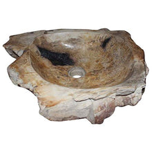 Lavabo da bagno, in legno fossilizzato, 40 – 50 cm, scelta su foto