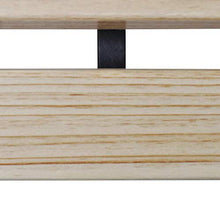 GOTOTOP Panca da giardino per bambini, 84 x 50 x 37 cm, in legno e ferro, per giardino, terrazza, con schienale