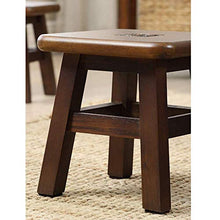 Sgabello Sgabello in legno Sgabello da bagno Sgabello da doccia Sgabello rotondo fatto a mano in legno massello, piccolo sgabello rotondo, realizzato in legno, fasciatoio, divano in soggiorno ,B