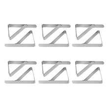 LilyJudy - Set di 12 mollette per tovaglia, in acciaio, per casa, tendoni, matrimoni, feste, picnic, interni ed esterni