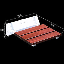 Sconosciuto Sgabello Pieghevole in Legno Massello Sgabello per Doccia Corridoio Muro Sgabello Scarpa Sgabello Sedia da Bagno Sedia da Bagno Sedia da Parete Sedia da Parete Pieghevole-A Grigio Argento