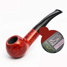 Pipa, pipa in radica, pipa portatile vintage in legno massello, pipa in vaso a secco, A2,13,7 cm