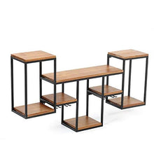 Rastrelliere per bicchieri da vino A parete vino scaffale di metallo di ferro for Bar Wine Glass Holder pensili cubo di legno Mensola Organizzazione e conservazione per l'arredamento ( Color : A )