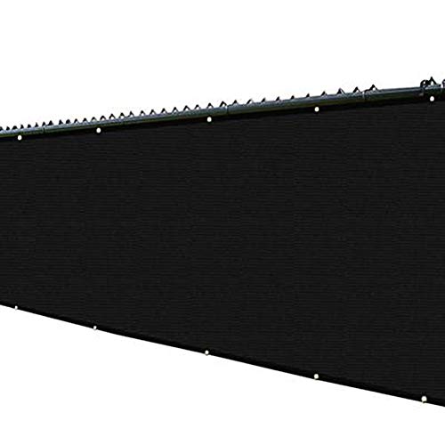 Balcone Protezione LSXIAO Protezione UV Recinzione Balcone Decorativo del Parabrezza della Maglia dello Schermo di Segretezza, Adatto A Terrazze, Piscine, 54 Formati (Color : Black, Size : 1.2x5m)