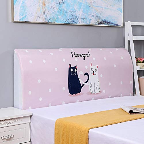 OOFAYWFD Copri/Fodera +Testata+per+Letto Anti-Polvere Protettore Copertura per Testata Letto Singolo/matrimonial del Copertura Addensare Stile Europeo Stretchable Lavabile. (Color : T, Size : 150cm)