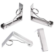 HCYY Clip per tovaglia Clip per tovaglia 8 Confezioni Clip per Tavolo da Picnic Morsetti per tovaglia in Acciaio Inossidabile Flessibile Morsetti per tovaglia per Picnic
