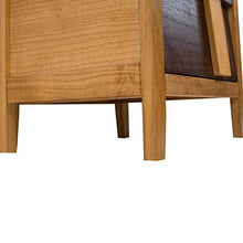 Rebecca Mobili Armadietto Comodino 5 Cassetti Legno Beige Marrone Stile Contemporaneo Camera da Letto Corridoio (cod. RE4659)