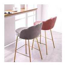 WGZ- Bar Stool Bar Stool Moda Creativa Bar Chair Casa Schienale Alto Seggiovia Bar Stool Rotante ad Alta Sgabello Sgabello Colazione Ristorante Ascensore Sgabello Moda (Color : Gray)