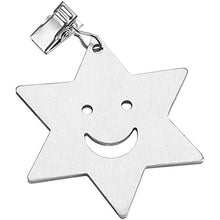 Yumira, 8 fermatovaglia in acciaio inox, per casa, esterni, giardino, feste, picnic