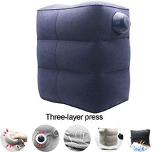 HongLianRiven Lettino da Viaggio Letto Gonfiabile Si è affollato Rilievi gonfiabili PVC/Piede, Giro/Outdoor Zampe Pads, Cuscino da Auto Cuscini, assistenti di Viaggio 5-21 (Color : Blue, Size : 3)