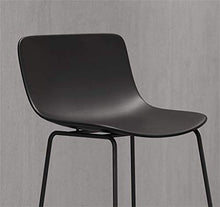 LWW Sedie, Semplicità moderna Sgabelli da bar Sgabelli da bar contemporanei neri e glod Sedia con schienale in ferro Sgabello alto per cucina Sedia da pranzo Ufficio aziendale Ristorante,70 cm,70 cm