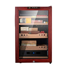 Temperatura di refrigerazione dual-core del dispositivo di raffreddamento dell'umidificatore del sigaro con il Governo automatico del sigaro di regolazione dell'umidità, controllo della temperatura d