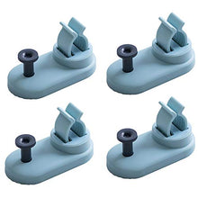 ZXCASDF Gancio Mop Multifunzionale Libero Punzonatura Cremagliera Appeso A Parete Bagno Super Forte Adesivi Viscosa Gancio Adesivo Fibbia Portante Fermaglio Mop Artefatto,Verde