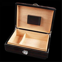 Scatola porta Sigari Carbone in fibra di carbonio e home Sigaro in legno massello Humidor Humidor High Gloss Humidor Humidor Humidor Scatola di stoccaggio di sigari regolabile Scatola Porta Sigari all