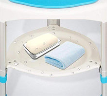 Sgabelli da Doccia Rotondi Regolabili in Altezza Sgabello da Bagno Antiscivolo Sedile Girevole Sgabello da Bagno per Doccia Portante 160 kg 0109
