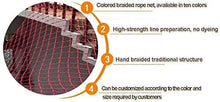 Protective net decoration / Balcone Rosso Rete di sicurezza, corda rossa netto recinzione costruzione della decorazione della parete Net Net Scale antiurto materna Playground rete di protezione Net