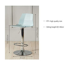 Sgabello da bar regolabile in altezza | Sgabello da bar girevole moderno Airlift | Sedia imbottita con schienale medio per seduta ergonomica | Heavy Duty | Base in metallo contemporanea perfetta per