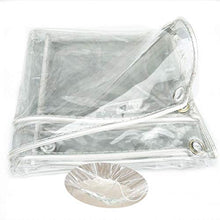 GGYMEI Telo Impermeabile Esterno, Telone Impermeabile Trasparente Resistenza allo Strappo, Spessore Isolamento 0,3 Mm per Fabbrica Agricola All'aperto Compresse di Plastica