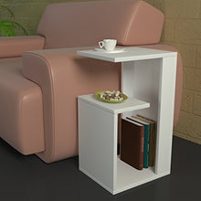 Alphamoebel Tavolini, Legno ingegnerizzato, Bianco, 35 x 29,5 x 60 cm