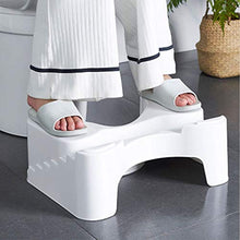 JSJE Sgabello da Toilette per Viaggi, Sgabello Portatile a Pedale Addensato Donne Incinte Toilette Foot Step, Creativo Antiscivolo WC Sedile Poggiapiedi, Adatto per Tutti