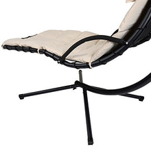 VERDELOOK Expo Infinity, Lettino Dondolo in Metallo Tubolare Verniciato, 145x140x205 cm