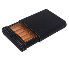 NIHAOA Accessori del Sigaro Gift Box corrosione Superficie della Pelle portasigarette Uomo - Portatile Pelle Cigar Box Cigar Box umidificazione Box Buon apporto di umidità