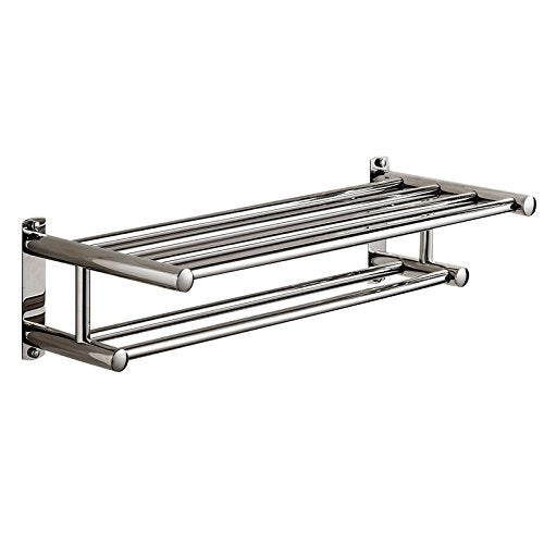 MBYW Portasciugamani Moderno Minimalista Portasciugamani Elegante per Il Bagno di Moda Portasciugamani da Bagno, Ciondolo in Acciaio Inox, portasciugamani, portasciugamani da Parete 60CM