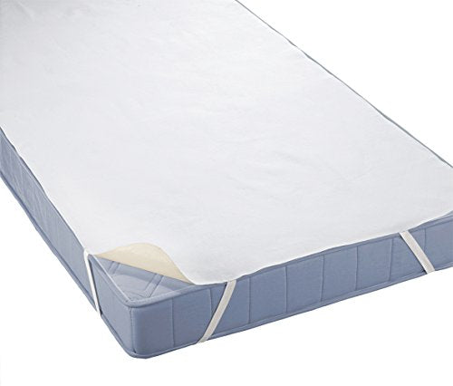 Biberna 808315-001-140 Coprimaterasso impermeabile a mollettoni 100x200 cm colore: Bianco