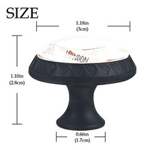 Simboli di Londra (2) 4 PCS Pomelli per Porta, Pomolo per Mobile, Pomelli per Mobili con Viti, Maniglia per Armadietto, Pomelli per Porta, Pomelli per Cassetti per Porta, Armadio, Cassetto e Credenza