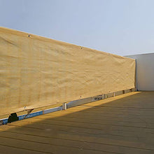 N / A Rete Ombreggiante Telo Parasole con Occhielli, Copertura Reticolare in Rete Resistente al 90% Ai Raggi UV, per Pergola/Cortile/Giardino/Serra, Beige(Size:3×3m)