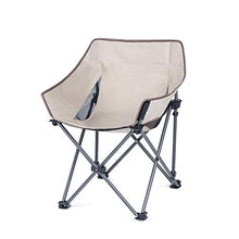 PPBB Khaki Sedia Pieghevole da Esterno Impermeabile da Campeggio Sedia da Pesca Portatile Semplice Sgabello Mazha Schienale Sedia da Luna Cuscino portaoggetti Portatile 90 kg