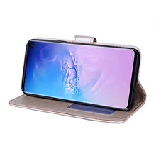 Saceebe Compatibile con Huawei Y9 2018 Custodia pelle Cover a libro Portafoglio Flip Case [Custodia in pelle goffrata Love con cordino] Farfalla diamante 360 Grado Anteriore e posteriore Cover,oro