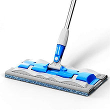 SSAYY Mop Mop Piatto in Acciaio Inox Asta Telescopica Mop Piatto A Mano Libera Mop Lop Mop Prodotti Pratici