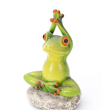 Eeneme - Statua in resina a forma di rana da giardino, sculture, rane, mestieri, statue da giardino, decorazione 3D, ornamenti per animali, accessori da giardino